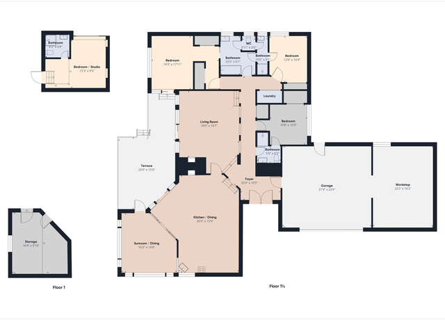 Property at 1583 Fickle Hill Rd, Fickle Hill, CA 95521, 3 beds, 2 baths