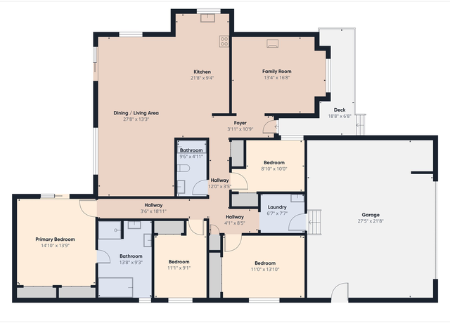 Property at 1484 Gardenbrook St, Mckinleyville, CA 95519, 4 beds, 2 baths