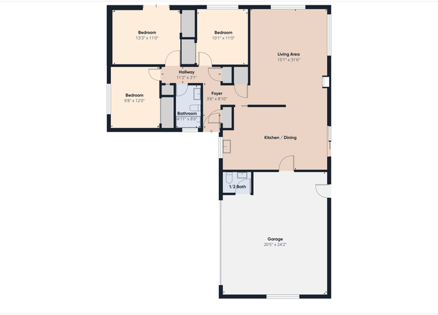 Property at 3165 Brian Ct, Arcata, CA 95521, 3 beds, 1 bath