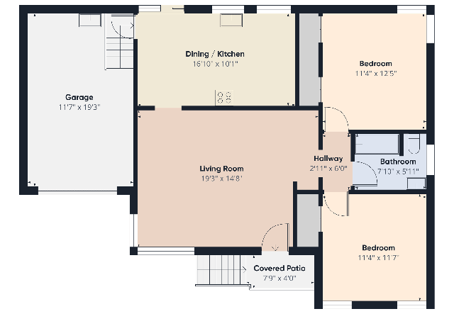 Property at 243 Newell Dr, Fortuna, CA 95540, 2 beds, 1 bath