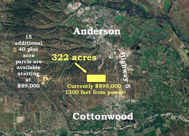Property at 322 acres Kingsland Way, Cottonwood, CA 96022