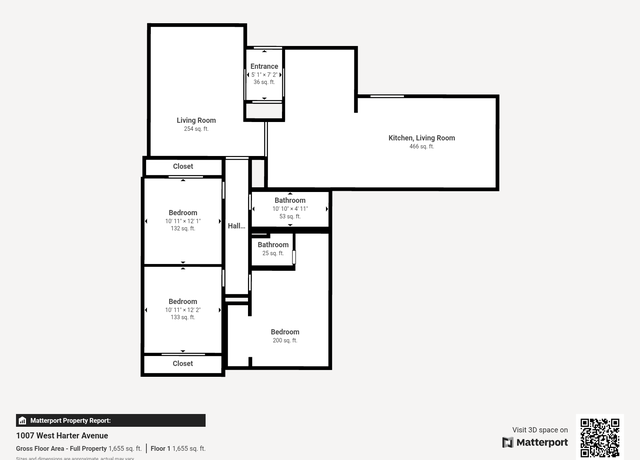 Property at 1007 W Harter Ave, Visalia, CA 93277, 3 beds, 2 baths