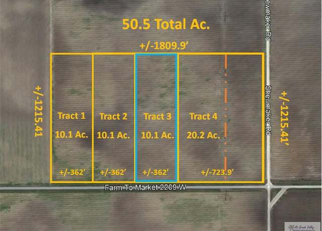 Property at Tract 3 Fm 2209, San Perlita, TX 78590