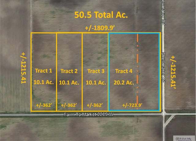 Property at Tract 4 Fm 2209, San Perlita, TX 78590