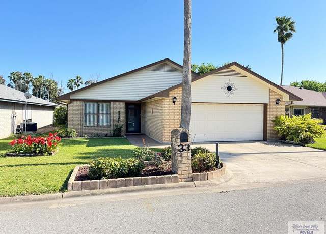 Property at 33 Shenandoah River Dr, Brownsville, TX 78520, 2 beds, 2 baths