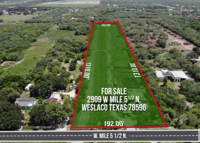 Property at 2909 N Mile 5 1/2 West, Weslaco, TX 78596, 2 beds, 1 bath
