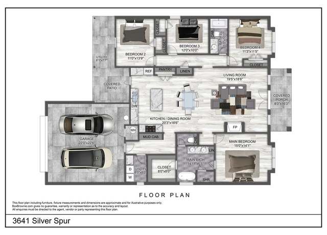 Property at 3641 Silver Spur Dr, San Angelo, TX 76904, 4 beds, 2 baths