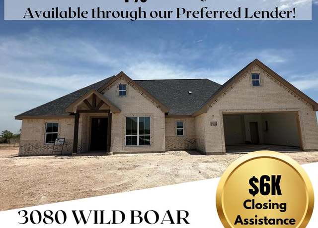 Property at 3080 Wild Boar Ct, San Angelo, TX 76901, 4 beds, 2 baths
