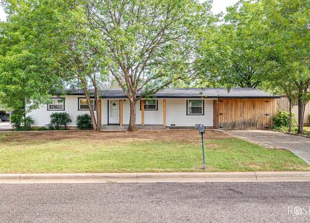Property at 2501 Tcu Ave, San Angelo, TX 76904, 3 beds, 1 bath
