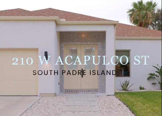 Property at 210 W Acapulco St, South Padre Island, TX 78597, 2 beds, 2 baths