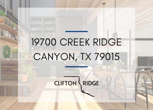 Property at 19700 Creek Ridge Rdg, Canyon, TX 79015