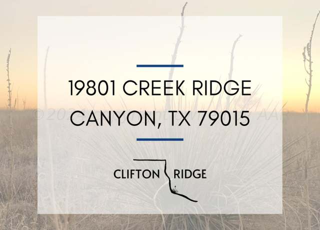 Property at 19801 Creek Ridge Rdg, Canyon, TX 79015