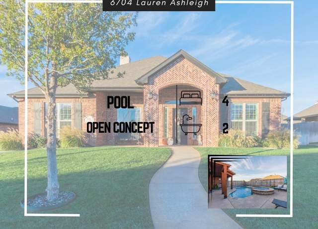 Property at 6704 Lauren Ashleigh Dr, Amarillo, TX 79119, 4 beds, 2 baths