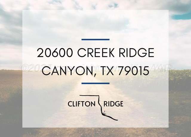 Property at 20600 Creek Rdg, Canyon, TX 79015