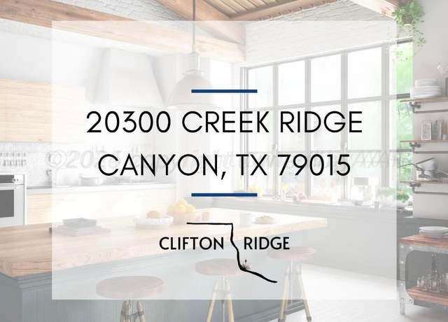 Property at 20300 Creek Ridge Rdg, Canyon, TX 79015