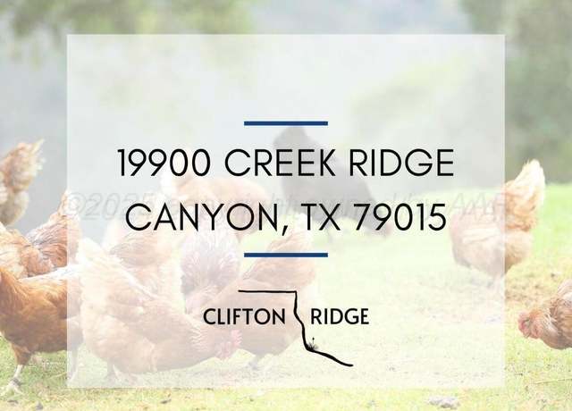Property at 19900 Creek Rdg, Canyon, TX 79015