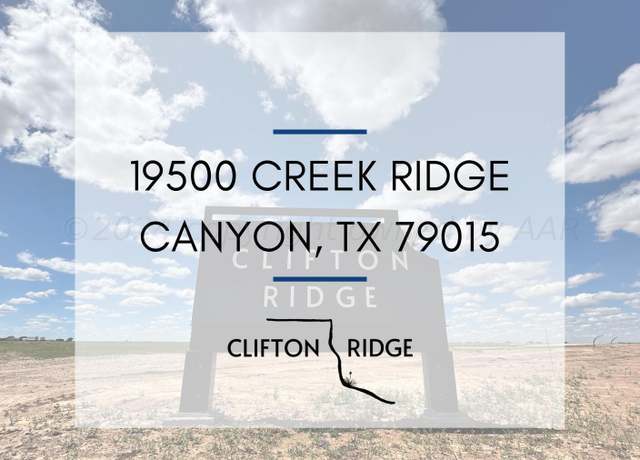 Property at 19500 Creek Ridge Rdg, Canyon, TX 79015