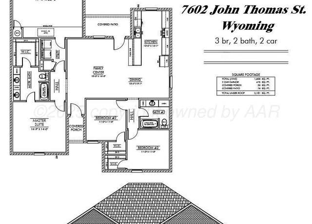 Property at 7604 John Thomas St, Amarillo, TX 79119, 3 beds, 2 baths