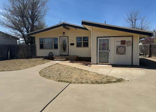 Property at 407 N Powell St, Pampa, TX 79065, 2 beds, 1 bath