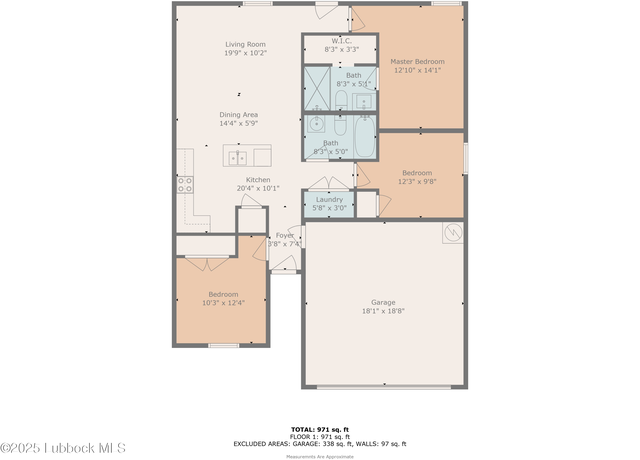 Property at 1714 E Cornell St, Lubbock, TX 79403, 3 beds, 2 baths