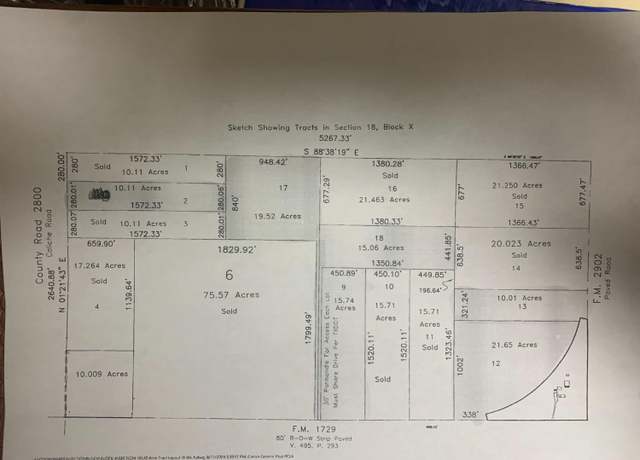 Property at 0 FM 1729, New Deal, TX