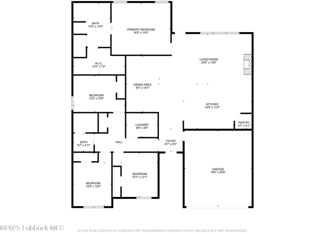Property at 10517 Albany Ave, Lubbock, TX 79424, 4 beds, 2 baths