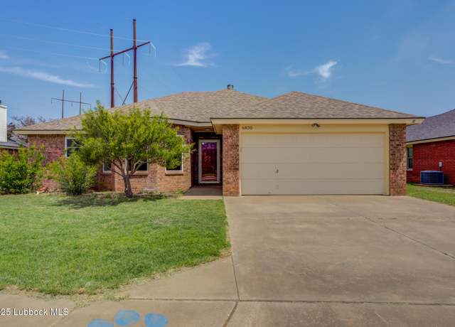 Property at 6830 6th St, Lubbock, TX 79416, 3 beds, 2 baths