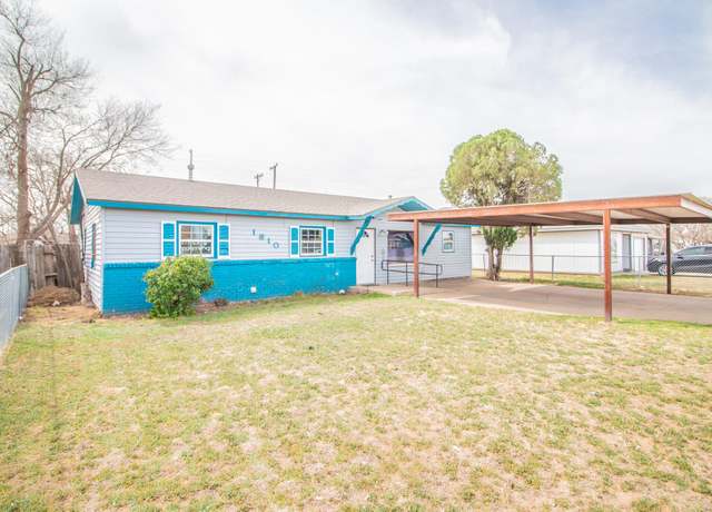 Property at 1810 E Colgate St, Lubbock, TX 79403, 4 beds, 1 bath