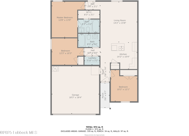 Property at 3511 E Colgate St, Lubbock, TX 79403, 3 beds, 2 baths