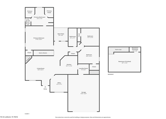 Property at 6517 7th St, Lubbock, TX 79416, 3 beds, 2 baths