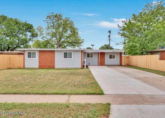 Property at 2317 49th St, Lubbock, TX 79412, 4 beds, 2.5 baths