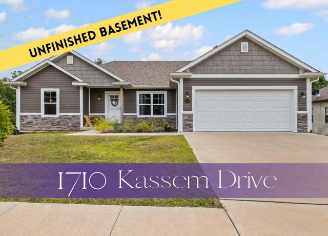 Property at 1710 Kassem Dr, Columbia, MO 65202, 3 beds, 2 baths