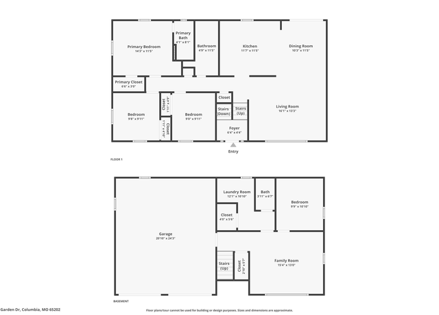 Property at 1905 Garden Dr, Columbia, MO 65202, 4 beds, 2.5 baths