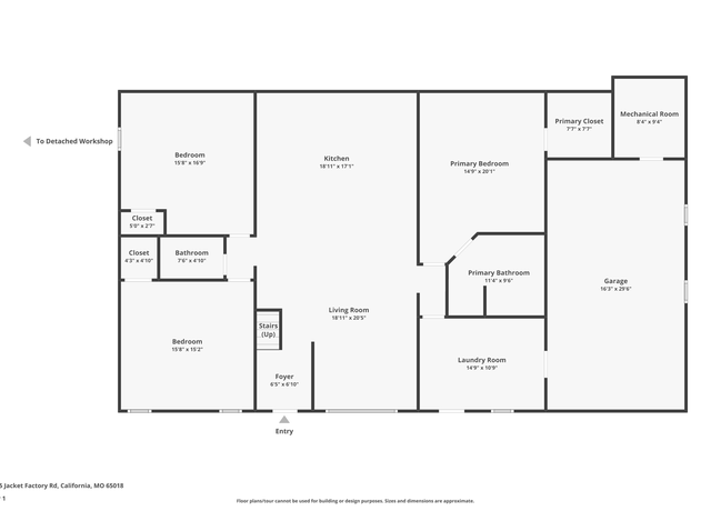 Property at 31975 Jacket Factory Rd, California, MO 65018, 3 beds, 2.5 baths