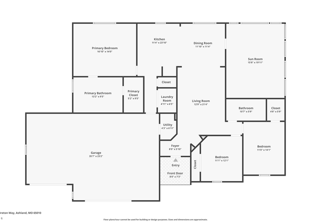 Property at 501 Breton Way, Ashland, MO 65010, 3 beds, 2 baths
