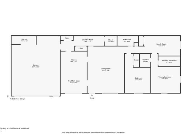Property at 150 Hwy Dr, Prairie Home, MO 65068, 2 beds, 2 baths