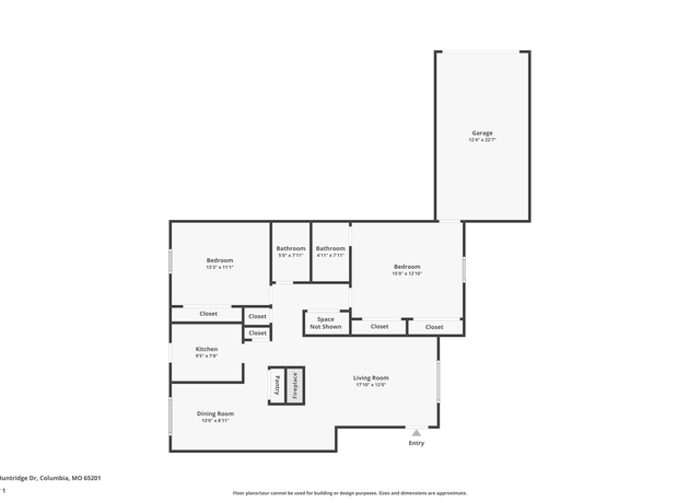 Property at 517 Huntridge Dr, Columbia, MO 65201, 2 beds, 2 baths