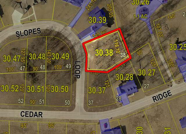 Property at LOT 38 Cedar Slopes, Moberly, MO 65270