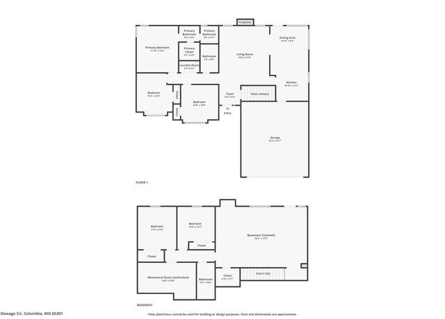 Property at 5808 Oswago Cir, Columbia, MO 65201, 5 beds, 3 baths