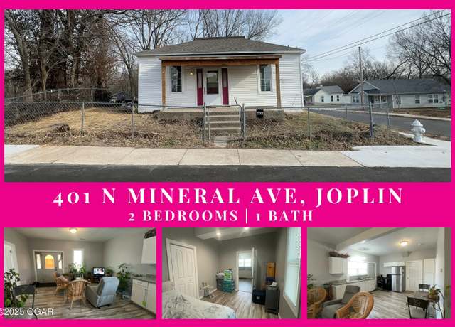 Property at 401 N Mineral Ave, Joplin, MO 64801, 2 beds, 1 bath