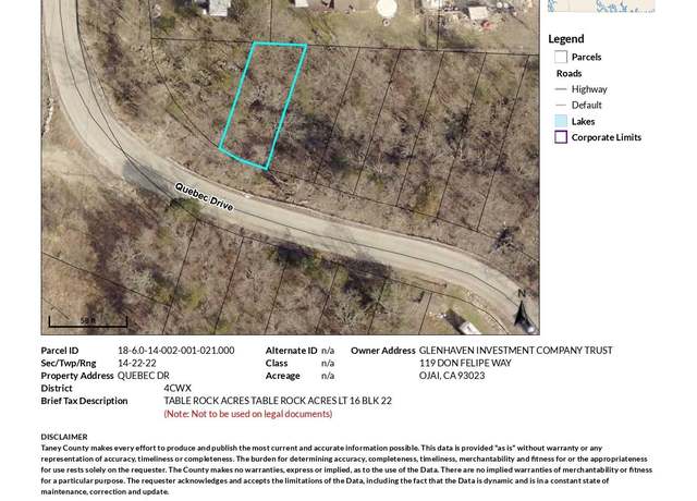 Property at Lot 16 Table Rock Acres, Branson, MO 65616