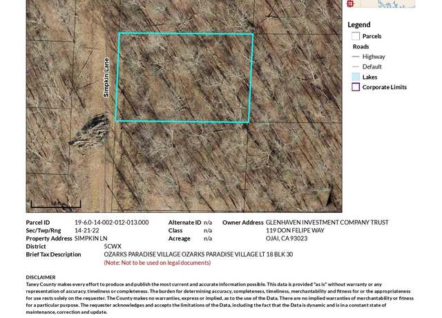 Property at Lot 18 Ozark Paradise Vlg, Ridgedale, MO 65739