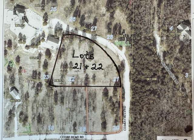 Property at 21-22 Cedar Falls Rd. (lots 21 & 22), Shell Knob, MO 65747