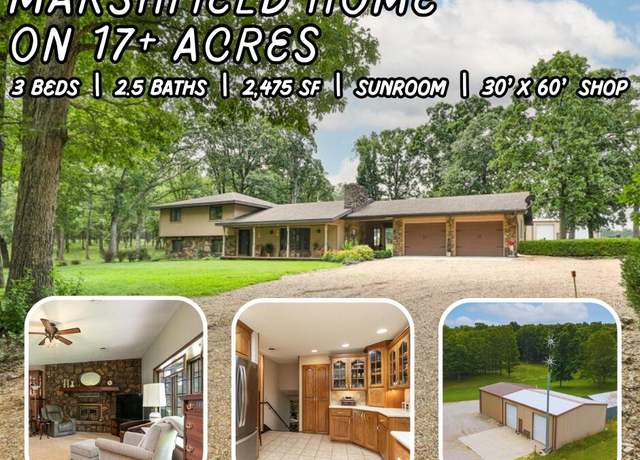 Property at 2620 Big Timber Rd, Marshfield, MO 65706, 3 beds, 2.5 baths