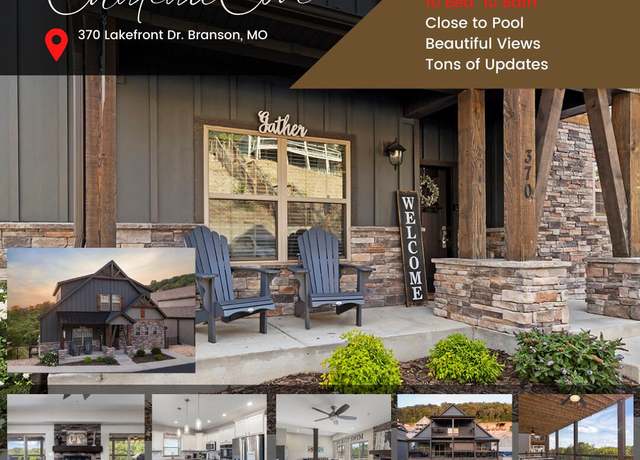 Property at 370 Lakefront Dr, Branson, MO 65616, 10 beds, 10 baths