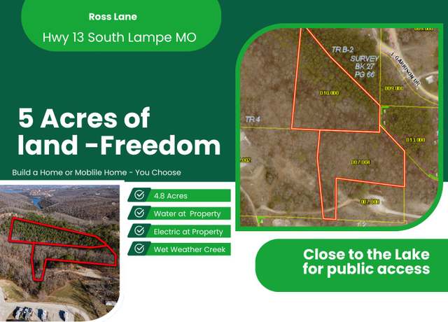 Property at 000 Ross Ln, Lampe, MO 65681