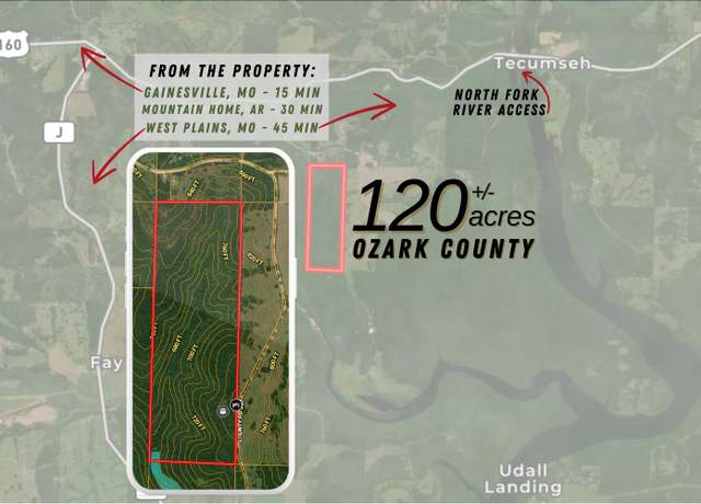Property at 120 Ac County Road 547, Tecumseh, MO 65760