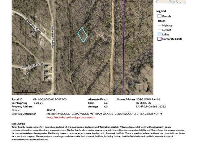 Property at Lot 7 Cedarwood, Merriam Woods, MO 65740