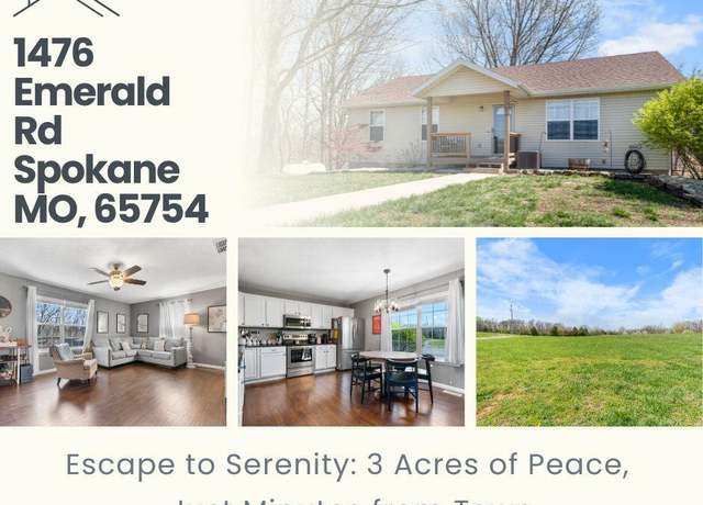 Property at 1476 Emerald Rd, Spokane, MO 65754, 4 beds, 3 baths