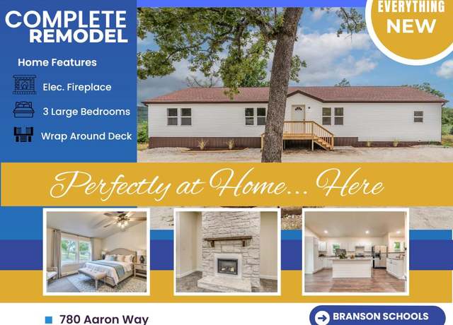 Property at 780 Aaron Way, Branson, MO 65616, 3 beds, 2 baths
